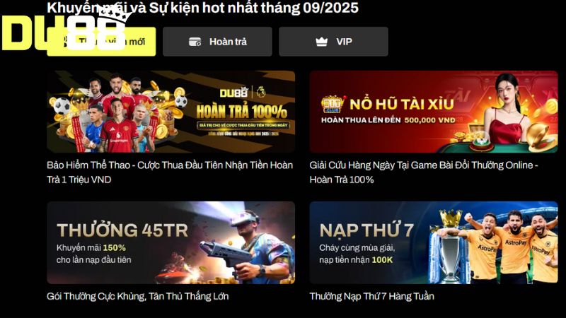 Hội viên Du88 luôn được tận hưởng vô số các gói thưởng tăng động lực từ nhà cái